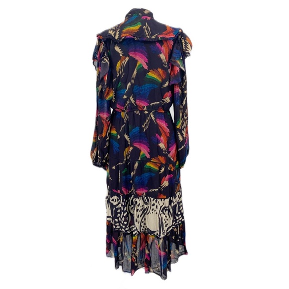 FARM RIO Black Macaws Flight Dress - Picture 5 of 16